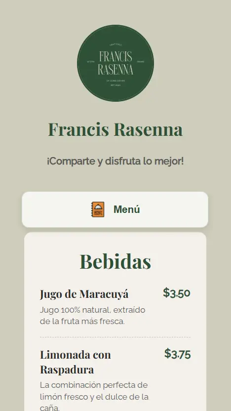 Links para restaurante
